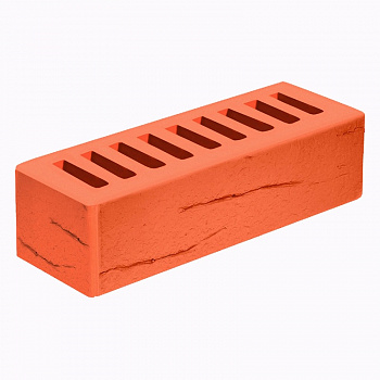 Облицовочный кирпич Голицынский Евро 0,7 НФ Красный гранд руст